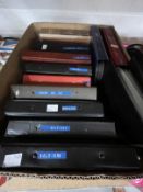 Postcards: Twelve albums of mostly reproduction postcards of military, subjects, Navy and cars.