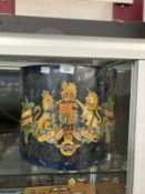 Military: RAF side drum brass in RAF colours, no sling.