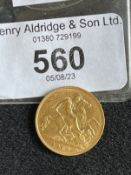 Coins, Bullion: Edward VII Half Sovereign 1910.