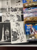 Space Exploration/Toys: Hot Wheels Matchbox NASA Convoy Lorry and Rocket Mars Action Pack and John