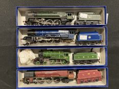 The John Bosley Collection. Model Railways: OO/HO Hornby four locomotives with tenders, 'Duchess