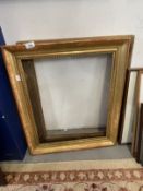 A pair of French 19th-century gilded composition frames 22¾ins. x 26½ins. (external); 17½ins. x 21¼