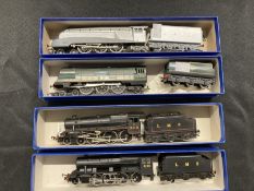 The John Bosley Collection. Model Railways: OO/HO Hornby four locomotives with tenders; LMS 8193,