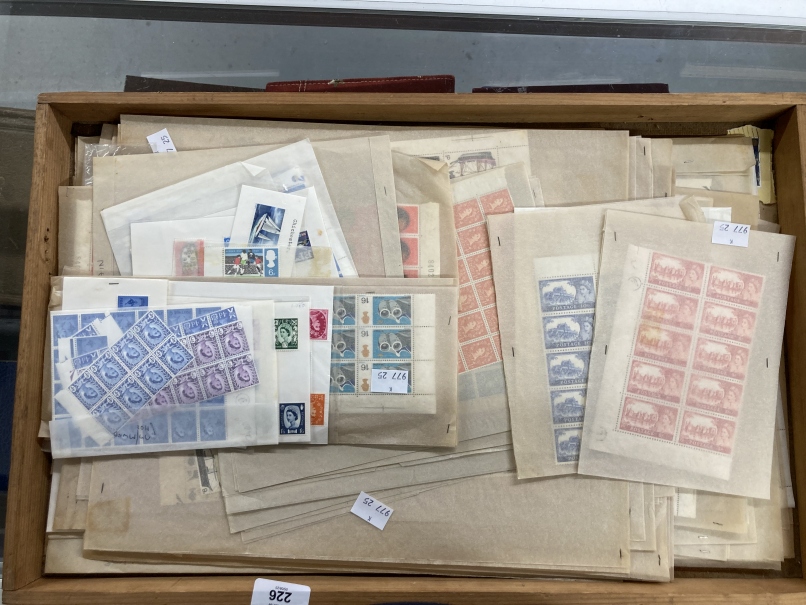 Stamps: GB 1960s mint full and part sheets of many 1960s issues including Christmas 1967 full sheets