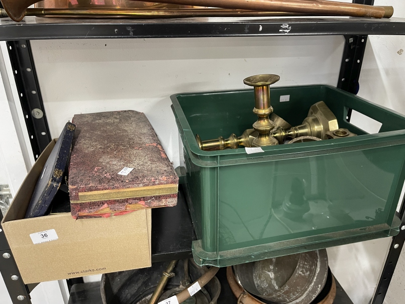 Platedware: Boxed teaspoon set, butter knife set, dessert set and other loose tableware, brass