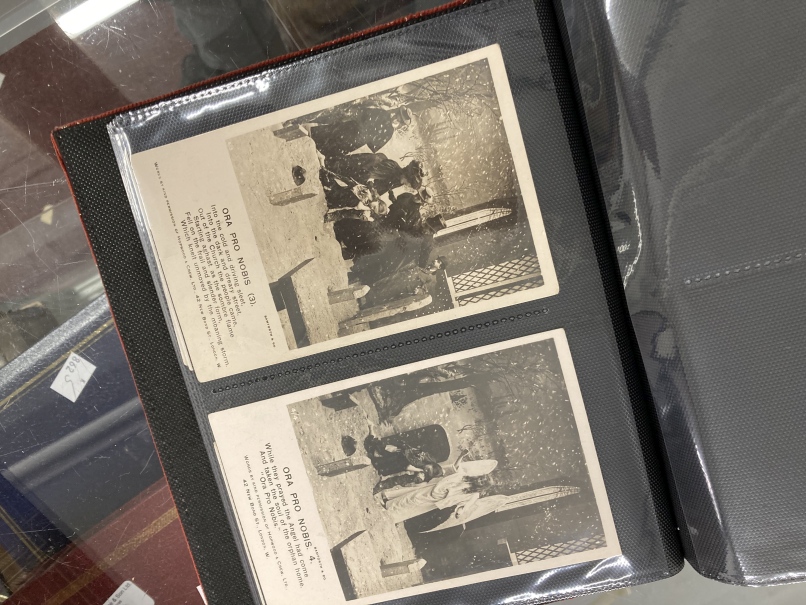 Postcards: Albums series cards, WWI, etc. British topographical, European cards, WWI silk, etc. (5 - Image 4 of 5