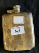 Hallmarked Silver: Hip flask Sheffield 1943, J. Deakin & Son. 6oz.