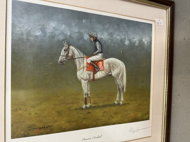 Prints: Large selection of horse racing limited edition prints includes "Lester Piggott" tribute " - Image 2 of 6