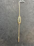 Watches: Early 20th cent. Ladies 9ct gold Cyma watch. Weight without movement 9.7g.