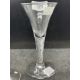 18th cent. Wine glasses drawn trumpet bowls one on a mercury spiral stem, the other air twist - Image 2 of 3