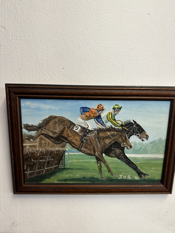 Paintings/Prints: 19th cent. and early 20th cent. Scenes of Country pursuits on horseback. Plus 3 - Image 5 of 5