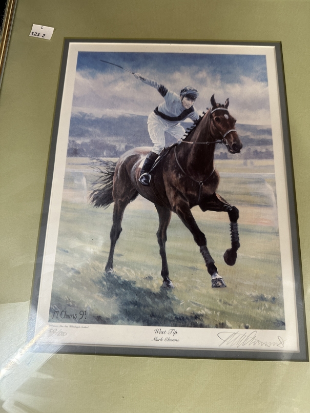 Prints: Horse related including famous St Ledger, Grand National Derby winners. (21) All framed - Image 3 of 5