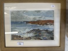 Charles James Lauder 1841 - 1920 watercolour of a Mediterranean scene. 8ins. x 10ins. 19th cent.