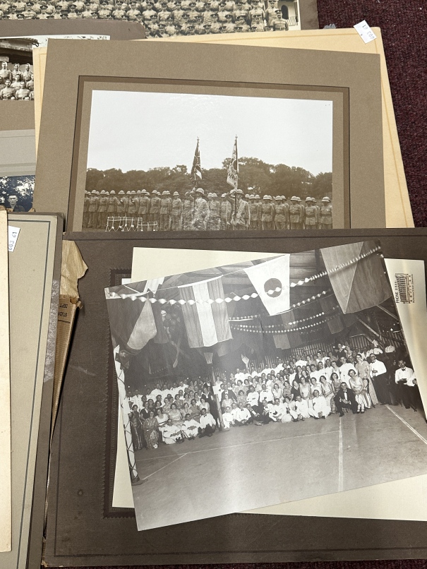 Photographs/Militaria: Large selection of regimental and sporting photographs relating in the main - Image 2 of 3