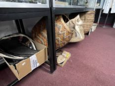 Africa/Tribal Art /Textiles: Four goat hide rugs ( two large, one medium, one small), Nigeria. Three