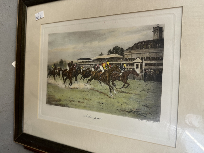 Prints: Horse related including famous St Ledger, Grand National Derby winners. (21) All framed - Image 2 of 5
