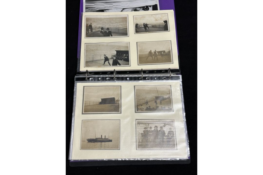 OCEAN LINER: Private collection of postcards and photographs relating to liners such as Lusitania, - Image 1 of 3