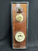 OCEAN LINER: Union Castle R.M.S. Windsor Castle Punkah Louvers, air vent, and sprinkler head on a