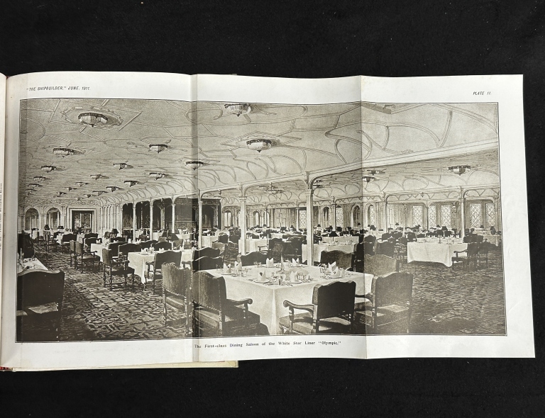 R.M.S. TITANIC: Rare soft bound edition of The Olympic/Titanic souvenir number of The Shipbuilder. - Image 4 of 4