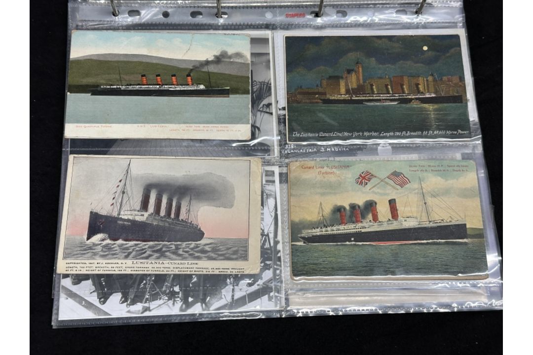OCEAN LINER: Private collection of postcards and photographs relating to liners such as Lusitania, - Image 3 of 3