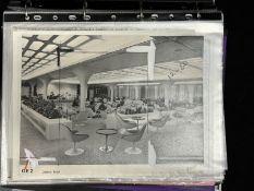 OCEAN LINER: Private collection of postcards, photographs and ephemera contained within two albums.