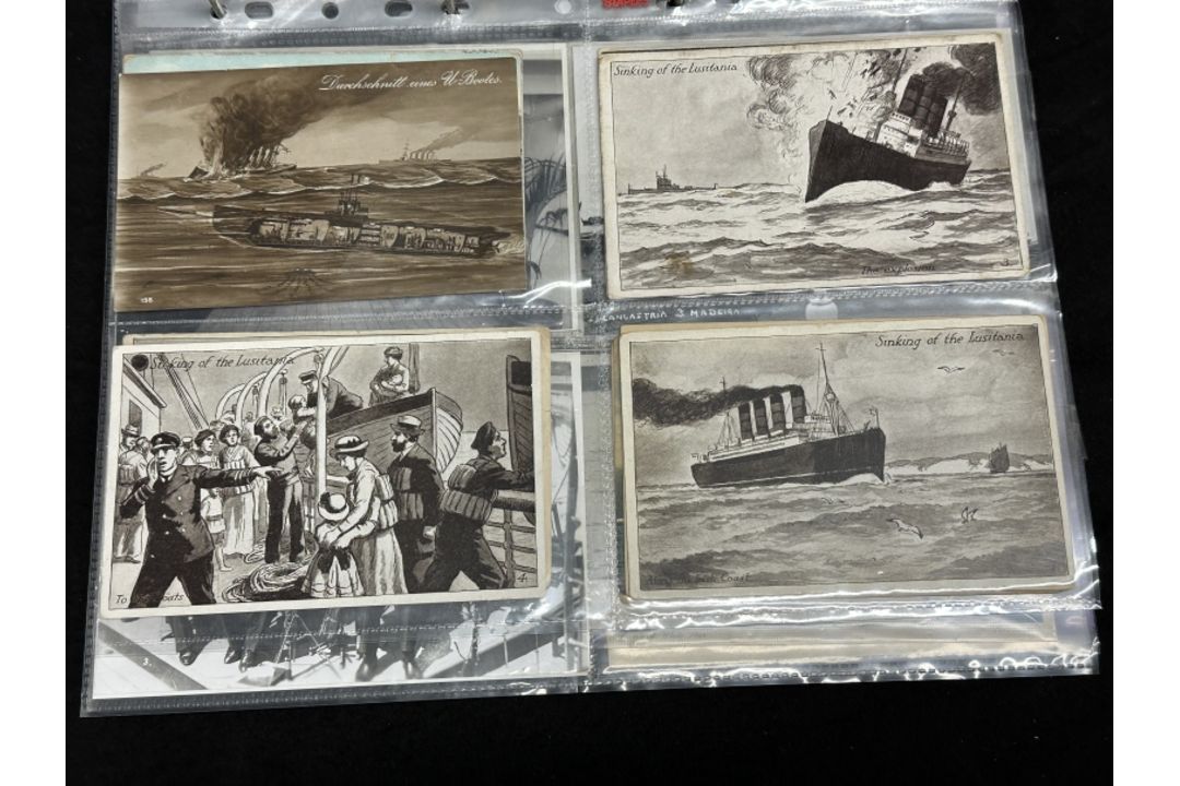 OCEAN LINER: Private collection of postcards and photographs relating to liners such as Lusitania, - Image 2 of 3