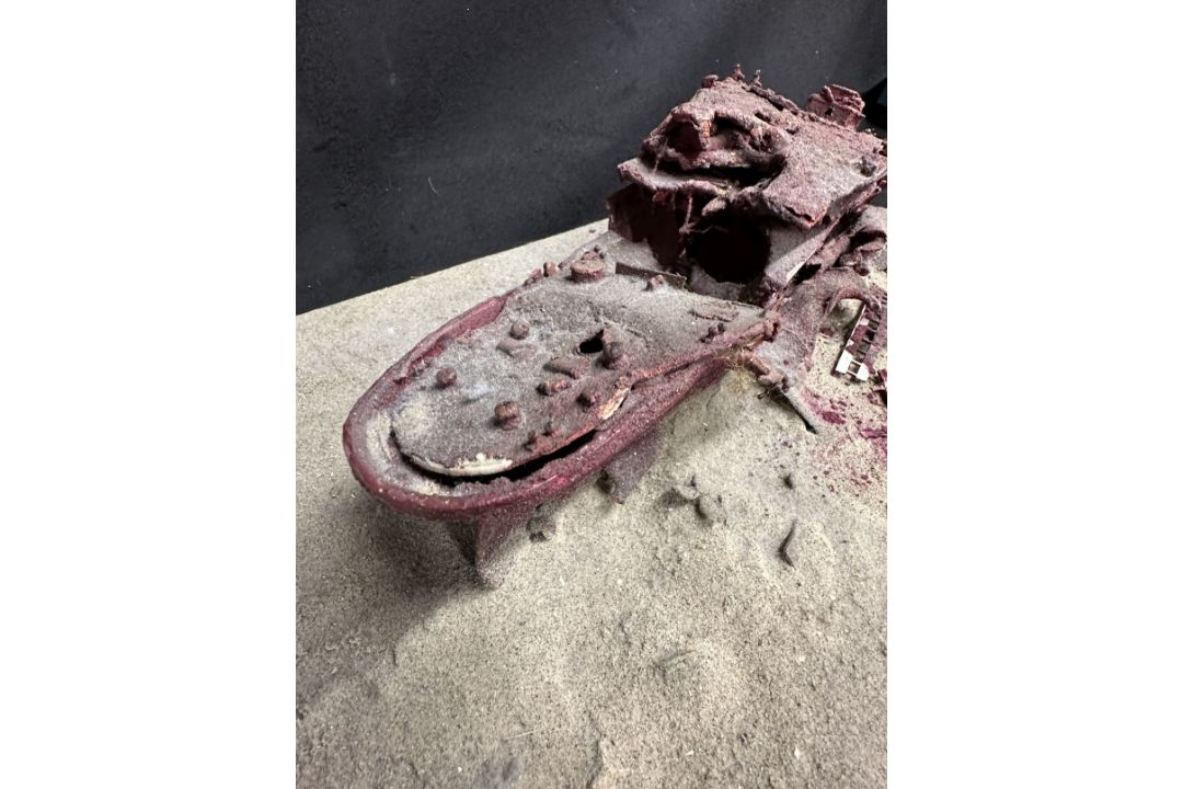 R.M.S. TITANIC: Scratch build diorama showing Titanic's wreck site. 47ins. x 12ins. Plus another - Image 5 of 5
