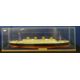 R.M.S. TITANIC: Cased model of of the ill fated liner with bespoke packing case. Case size 48ins. - Image 1 of 2