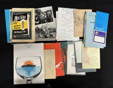 OCEAN LINER: Selection of assorted Elder Dempster menus and ephemera.