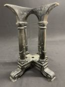 CUNARD: Extremely rare R.M.S. Mauretania cast iron chair base believed from First-Class dining room.