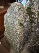 Gardenalia: Single stone staddle stone base.
