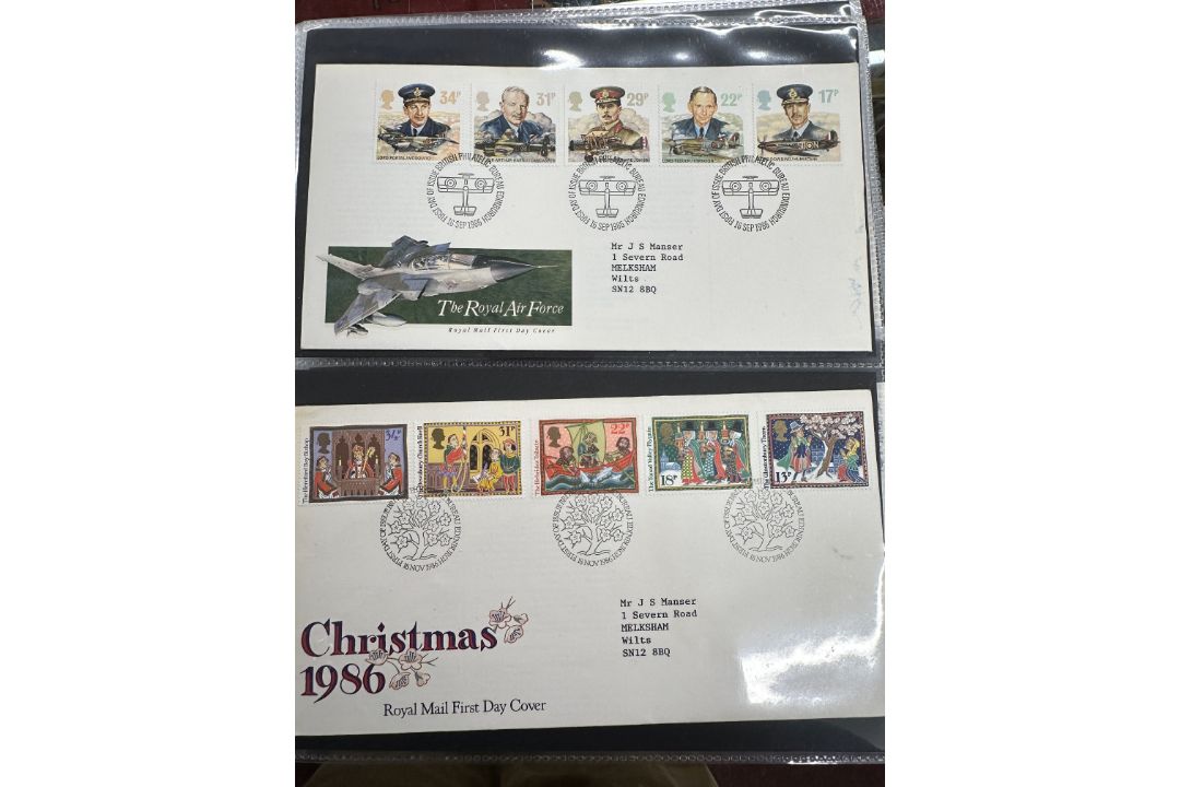 GB, USA and Canada first day and commemorative covers, two albums of GB covers 1980-1994, two albums - Image 2 of 3