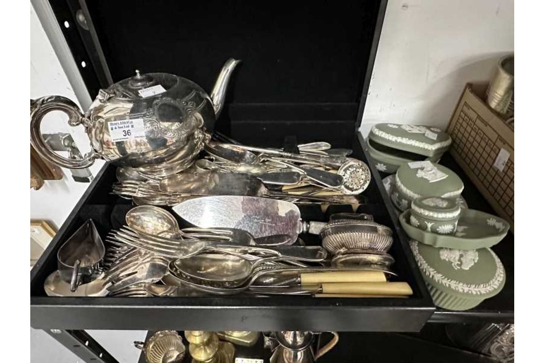 White Metal & Platedware: - Image 4 of 4