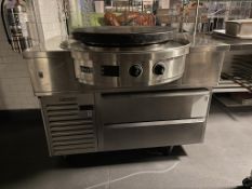 EVO Affinity 30GP Display Cooking Station w/ Fridge Cart