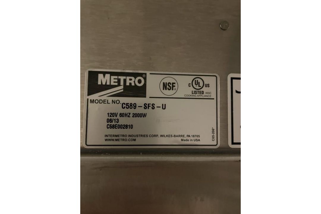 Metro C589-SFS-U 8 Series Insulated Reach-In Holding Cabinet - Image 2 of 5