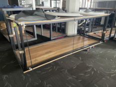 (2qty) OHIO Design Rectangle Table 110