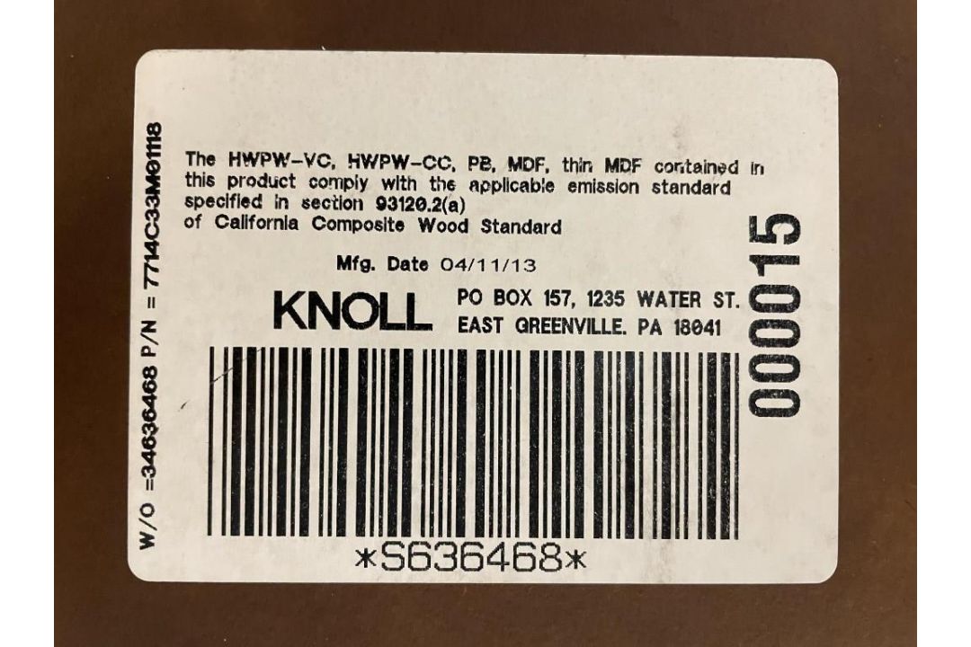 (12qty) Knoll 48"x 29.5" Portable Sit-Stand Desk - Image 3 of 6