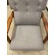DWR Risom Rocker Chair Walnut / Heather - Image 6 of 7