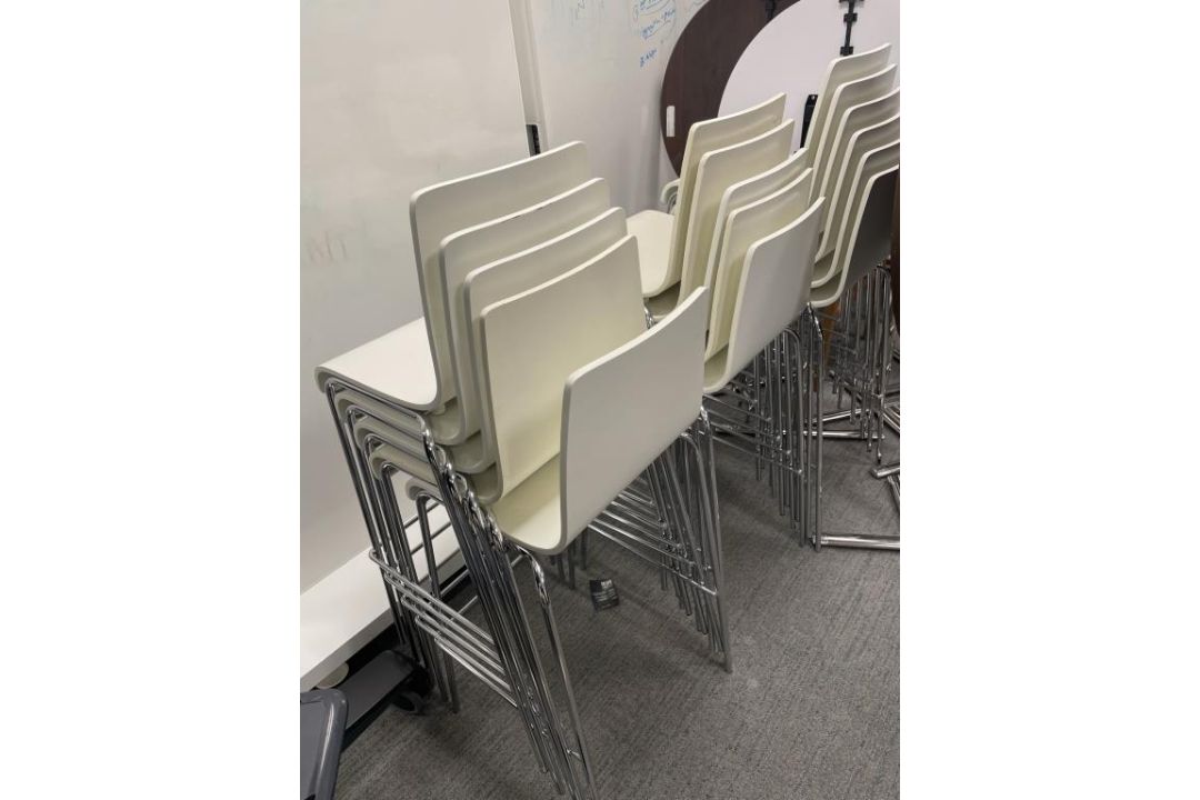 (7qty) Foldable High Top Tables and (16qty) Stools - Image 4 of 5