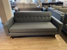 DWR Bantam Sofa Blue Fabric 73