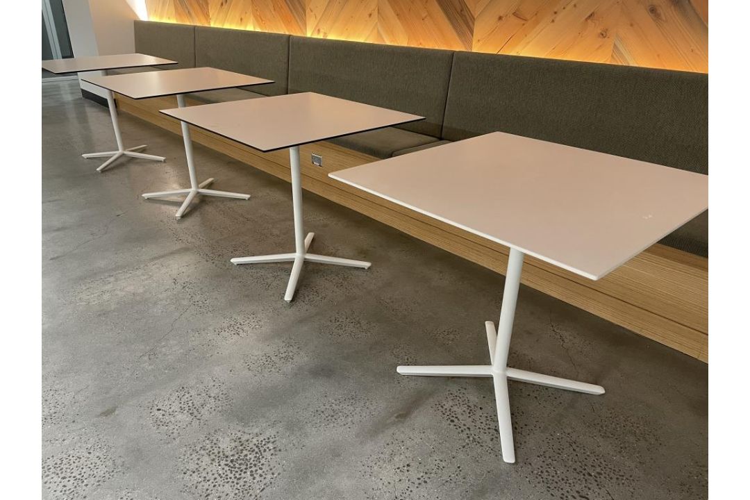 (4qty) Andreu World Podium Café Tables. - Image 4 of 5
