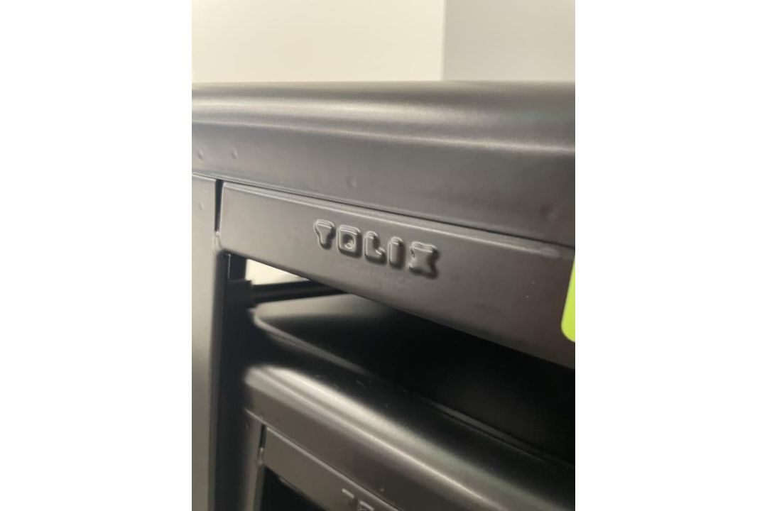 (6qty) Tolix Counter Stools Black 25"H - Image 4 of 4