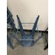 (7qty) Tolix Counter Stools Blue 25"H - Image 3 of 4