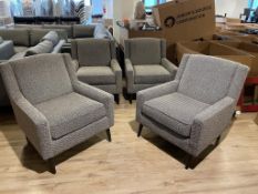 (4qty) Room & Board Tudor Armchair