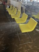 (6qty) Andreu World Lineal Comfort Stools Lime Green