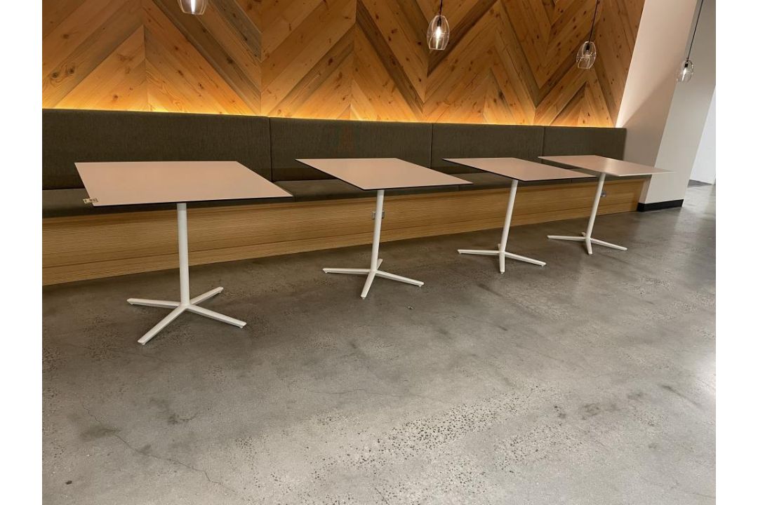 (4qty) Andreu World Podium Café Tables. - Image 1 of 5
