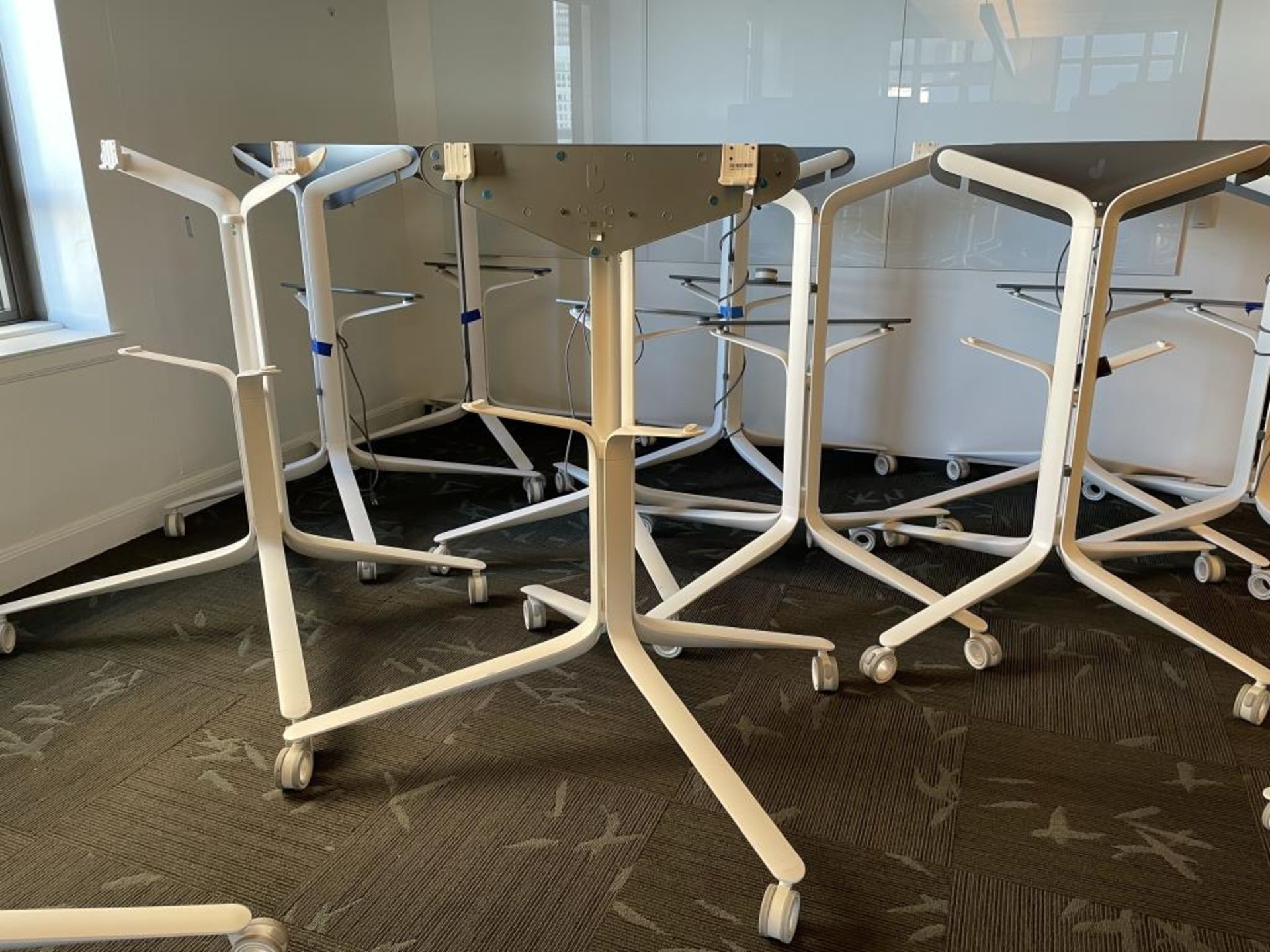 (10qty) Jamboard Rolling Stand 4-Wheel Casters