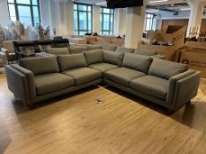 Room & Board 3pc (L) Sectional Dark Grey Couch 112