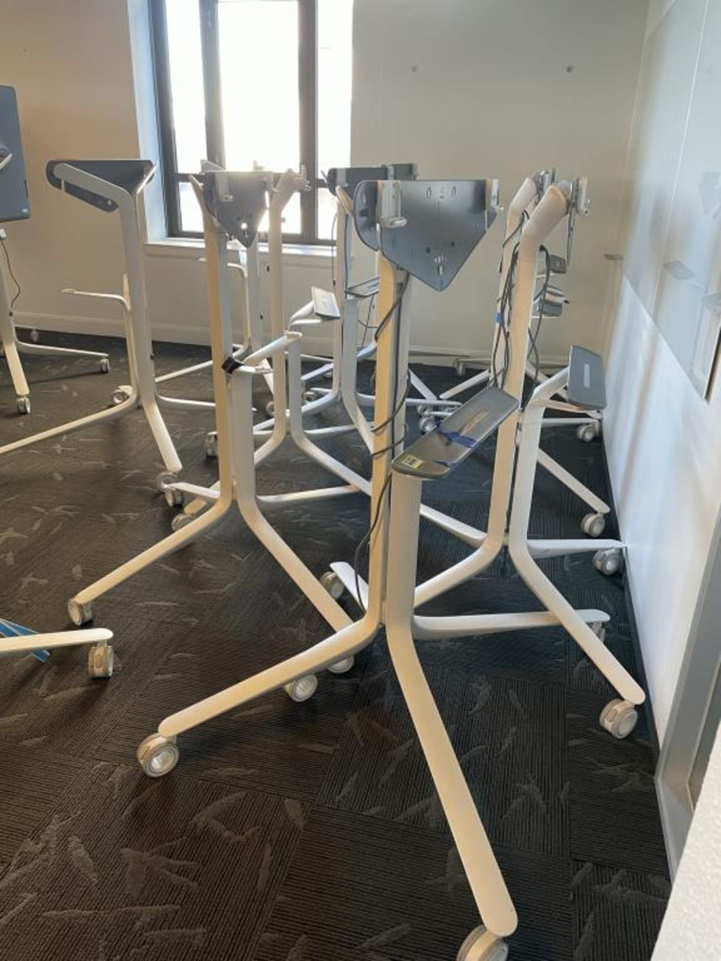 (10qty) Jamboard Rolling Stand 4-Wheel Casters - Image 2 of 2