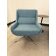(2qty) Naughtone Hush Low Lounge Chair Sapphire - Image 2 of 7